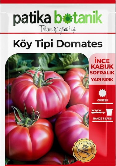 200 Adet Yerli Ata Yerli Köy Tipi Domates Tohumu