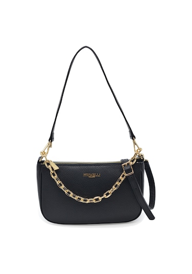Çapraz Çanta Kadın Nıves Piumelli Milano Bag D28 Black D28 Black Siyah