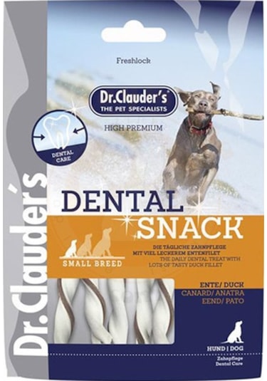 Dr. Clauders Dental Snack Ördekli Küçük Irk Köpek Ödülü 80 G