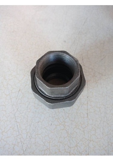 3" (90 Mm) Siyah Döküm Konik Rekor-Rakor