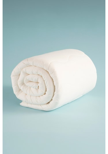 Pamuk Kumaş Bambu Yorgan 195x215 Cm Beyaz