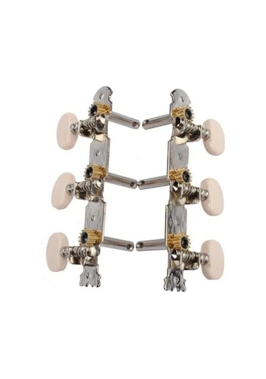 Maxtone Gm22S Akustik Gitar Kulağı Klasik 3+3 2.Ad.Set Akustik
