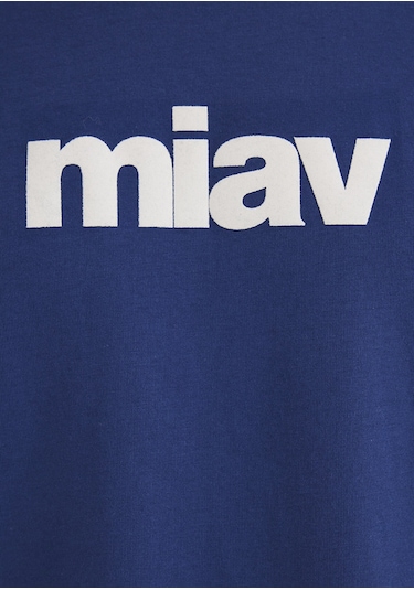 Mavi Miav Baskılı Tişört 067153-70722 Lacivert Mavi