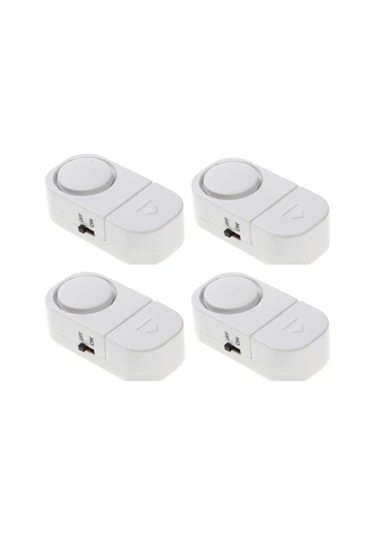 4 Adet Güvenlik Tedbiri Için Kablosuz Kapı-pencere Alarmı 90db