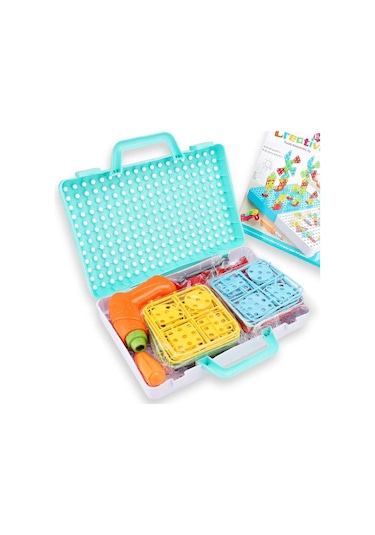 Birlik Oyuncak 3D Yaratıcı 340 Parça Matkaplı Tamir Seti URT014-0