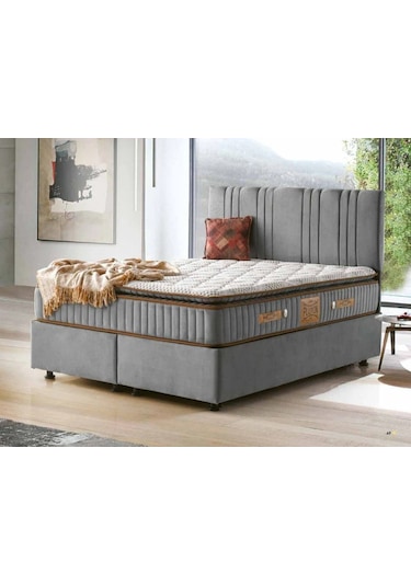 Nairobi Ultra Ortopedik Antialerjik 30cm 90 190 Yatak-baza-başlık Seti 90 x 190 CM