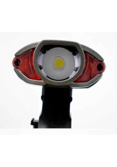 Forte Gt Superl Lava 300Lm Bisiklet Ön Işık Usb Kask Ve Gidon Far Siyah