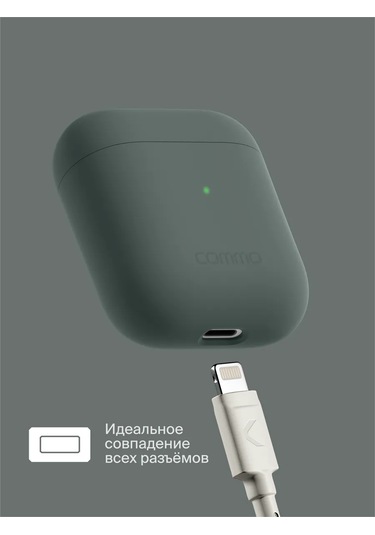 Commo Kılıf  Airpods Uyumlu 1/2 Gen Koyu Gri İçin Kılıf 223725957 Koyu Gri