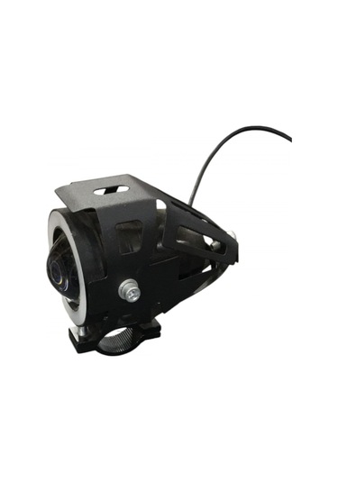 Motosiklet Sis Farı 1adet U7 3 Mod Uzun-kısa-çakar 7 Renk Angel