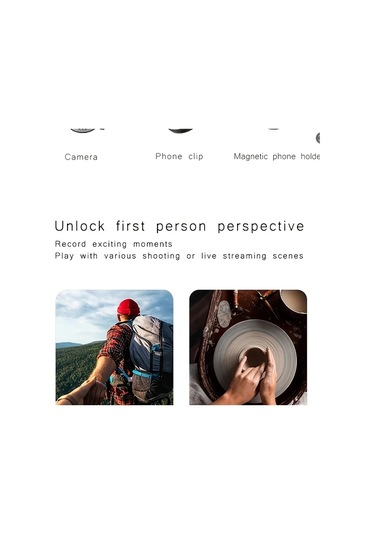 Xuweiwei Gri İlk Kisi Perspektif Cep Telefonu Gogus Askisi Tutucu Acik Hava Balikciligi Canli Yayin Surus Cekim Arac Spor Kamera Braketi Gri