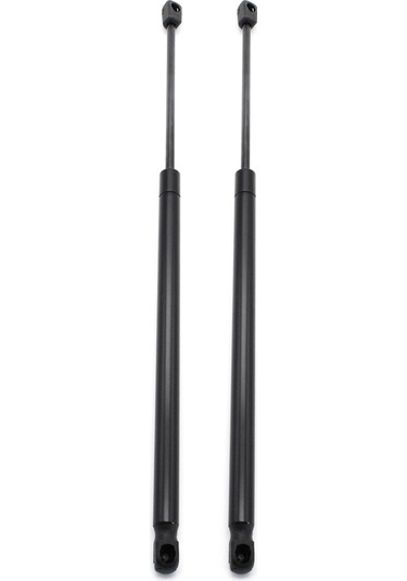 Mufunye Renault Scenic Mk2 2003-2009 Arka Kapı Gazlı Yayları 2 Adet 8200377199 - Paslanmaz Çelik, Siyah