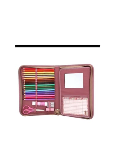 Top Model Büyük Kalem Kutusu Çok Renkli