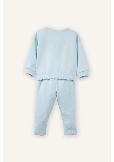 Defacto Kız Bebek Aplike 2li Takım Sweatshirt Eşofman Altı G8500a526spbe174 Mavi-be174 Defacto Kız Bebek Aplike 2li Takım Sweatshirt Eşofman Altı G8500a526spbe174 Mavi-be174