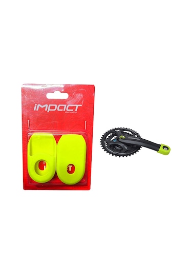 İmpact Bisiklet Aynakol Koruma Kılıfı Silikon Sarı Lime Sarı