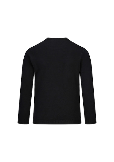 Hatemoğlu Siyah Regular Fit Yarım Balıkçı Yaka Kazak 2982368 Siyah