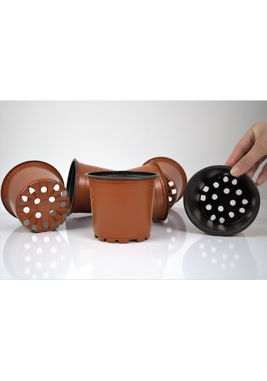 Vakum Saksı 12X10 Cm 100 Adet Üretim Saksı Çiçek Saksı Fide Saksı