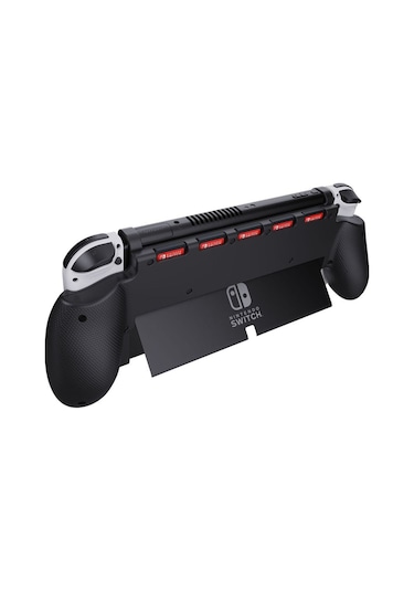 Nintendo Oled Ek Oyun Kart Depolama Alanlı Rubber Grip