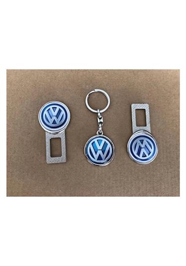 Volkswagen Uyumlu Ses Susturucu Metal Toka 1 Çift Ve 1 Adet Anaht