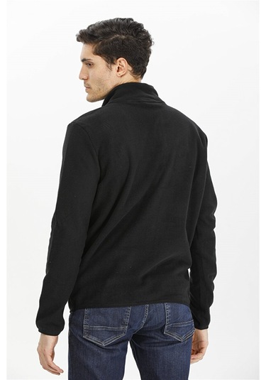 Exuma Yarım Fermuarlı Polar 2312001-black Siyah