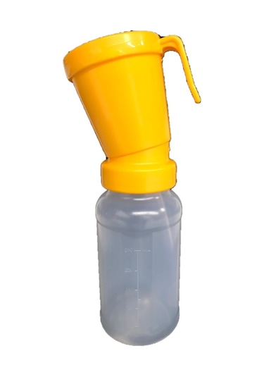 Ambic Sağım Sonrası Meme Daldırma Kabı-Sarı-İngiliz  Menşei