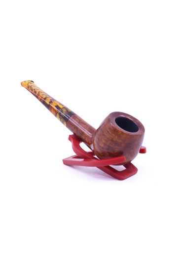 Şahin Sarı Yıldız Prince 9mm Filtreli Akrilik Saplı Pipo-bari-2 247792