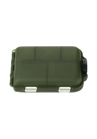 Yeşil Hap Kutusu İlaç Organizatör Dağıtıcı Kutusu Kasa Seyahat Tablet Konteyner Tutucu