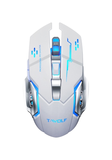 Geeroyoo T-wolf Q13 Kablosuz Fare - 3 Dpı Ayarı, Şarj Edilebilir, Sessiz Tıklama, Pc/laptop İçin Diğer