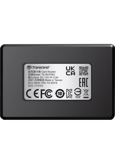 Transcend Ts-Rdf8K2 Rdf8 Usb 3.0 Siyah Kart Okuyucu