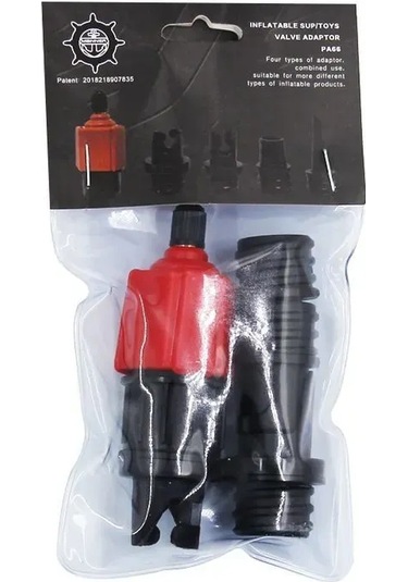Springsun Tekneler, Kayaklar Ve Sup'lar İçin Evrensel Hızlı Şişirme Valfi Adaptörü - Araç Hava Pompa İle Uyumlu Metal Ve Plastik Yapı