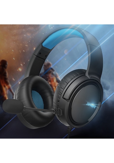 Geeroyoo Bınnune Bg02 Profesyonel Oyun Kulaklığı - Gürültü Önleyici Mikrofonlu, 50mm Ses Sürücülü, Pc/laptop Uyumlu