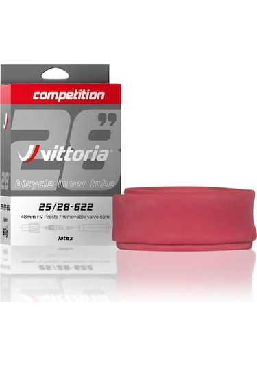 Vittoria Competition Latex 700x25/28 İğne Sibop İç Lastik 48mm
