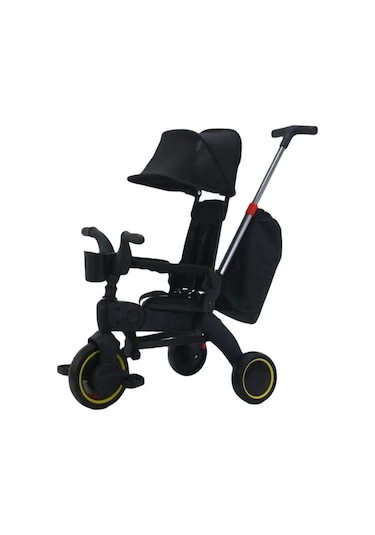 Maxi Taxi Trike Plus F3 Ebeveyn Kontrollü Katlanır Bisiklet Gri