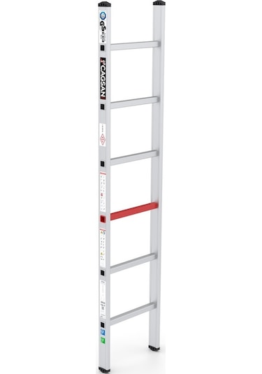 Çağsan T6020 6 Basamaklı Mono Tek Parçalı Alüminyum Merdiven