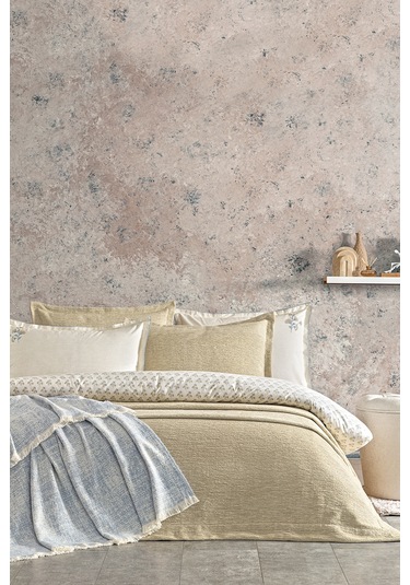 Puffy Erin Çift Kişilik Eternal Çeyiz Seti - Defne Yeşil