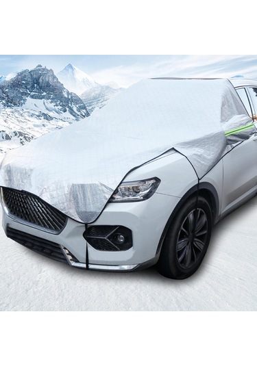 Suntek Van Suv Için Buz Ve Kar Ön Cam Koruması Araç Kapağı 255cmx235cm