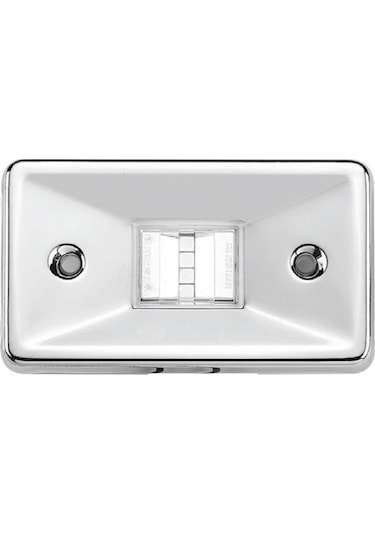 Easterner Kıc Feneri Krom Dikdörtgen 12 V Led Krom