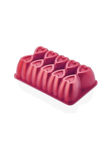 Amboss AMBA-0052 Ametist Kırmızı Döküm Baton Kek Kalıbı