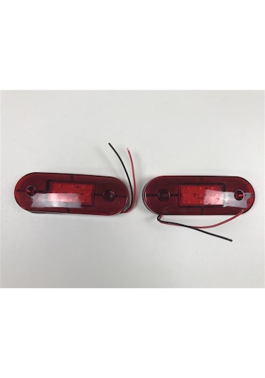 Replax Kırmızı Kasa Lamba 12V Sallamalı 6 Ledli Dorse Lambası Tas12Vkd
