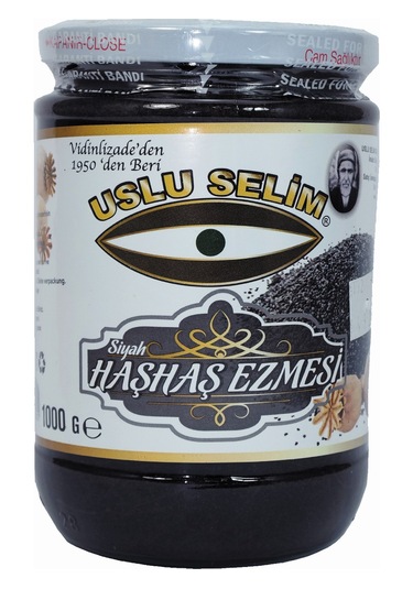 Haşhaş Ezmesi Siyah 800 Gr.cam Kavanoz Uşak Yöresi