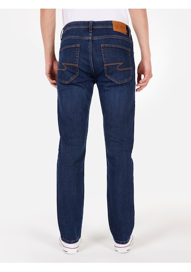 Colins 044 Karl Normal Kesim Düşük Bel Düz Paça Koyu Mavi Erkek Pantolon Cl1071251 Denim Colins 044 Karl Normal Kesim Düşük Bel Düz Paça Koyu Mavi Erkek Pantolon Cl1071251 Denim
