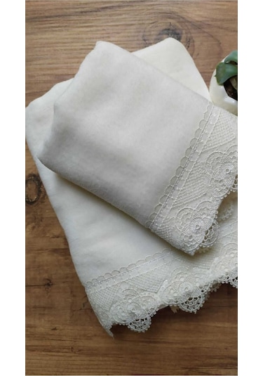 Osmanlı İğne Oyalı 6 lı Set El ve Yüz Havlusu 50/90 30/50cm Çok Renkli