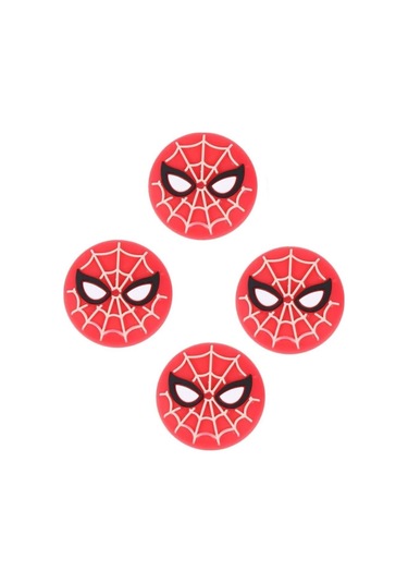 Spider-man Desenli Xbox One S/one X/xbox E/xbox 360 Analog Koruyucu Silikon Pad Maske