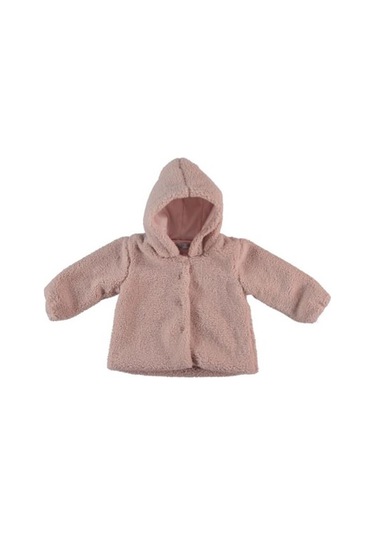 Dear Enika Monaroza Kız Bebek Peluş Pembe Bebek Mont 22-533 001