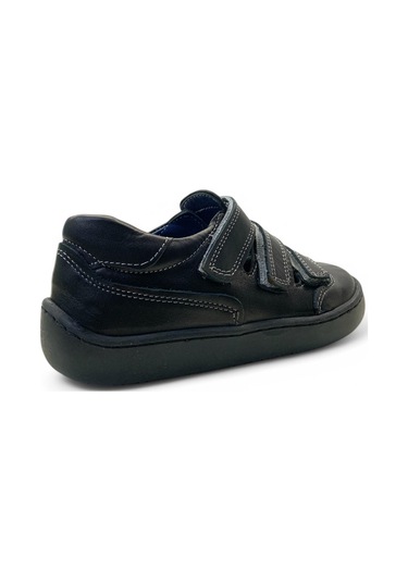 153 Çocuk Deri Yazlık Ayakkabı Siyah