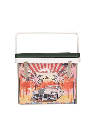 20 Lt Kumaş Buzluk Termos 1029 Cooler Box Kırmızı - Pembe