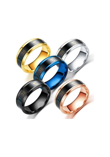 Fastbuy Akıllı Sıcaklık Bilezik - Kişiselleştirilmiş Çift Bilezik, 12 Yellow Çok Renkli, Süper Hediye Çok Renkli