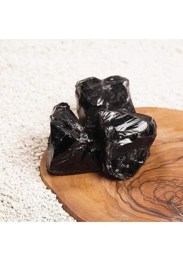 Ham Obsidyen Koruyucu Taşı Doğal Taş