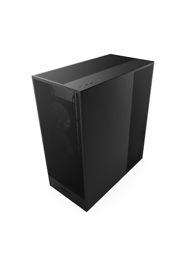 Nzxt H7 Flow 2024 CM-H72FB-01 Temperli Cam USB 3.2 ATX Mid Tower Kasa Siyah
