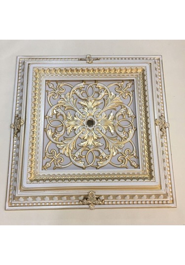 Diecor Led Döşenebilir Saray Tavan Avize Göbeği Bronz 72 X 72 Model:xa283
