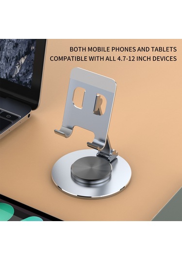 Cbtx Tablet Standı 360 Derece Dönen Masaüstü Tutucu Katlanabilir Cep Telefonu Standı Ayarlanabilir Tablet Bağlantısı - Kırmızı